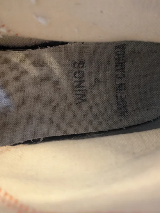 Wings Canvas High Top Sneakers Made in Canada Men’s Size 7 Gum Sole - Picture 7 of 8